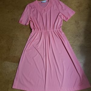 Vintage Blair Woman's Pink Midi Dress M